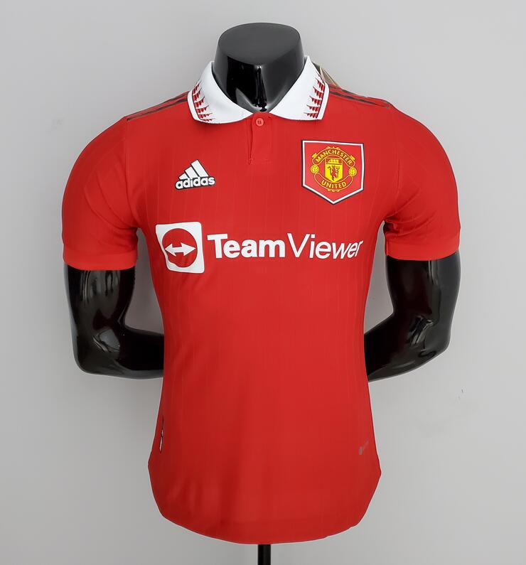 Leaked Version 2022/23 Manchester United Home Kit Soccer Jersey Player Version